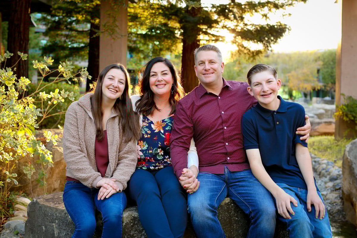 Lewis Design Build Remodel Founder Jared Lewis photographed with his family