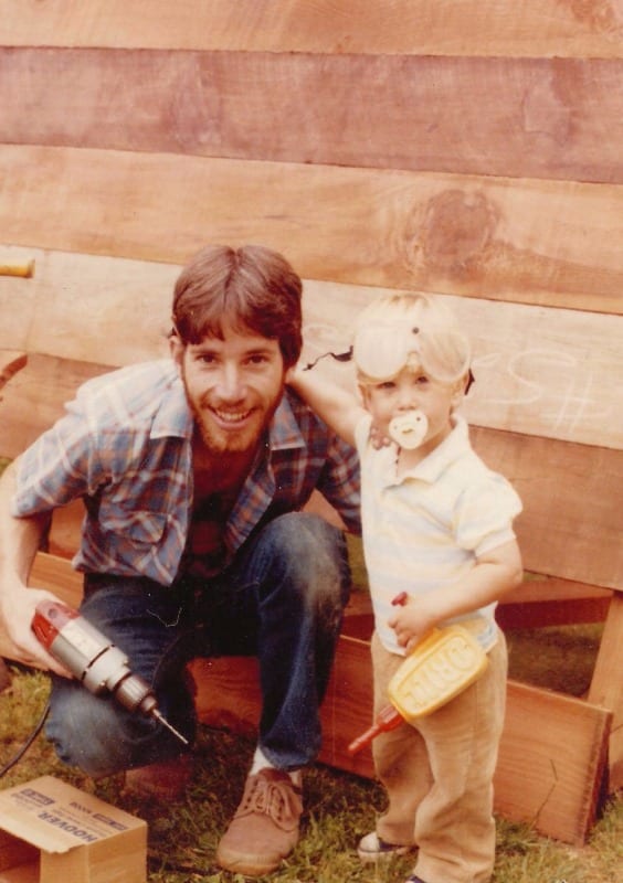 Jared Lewis, founder of Lewis Remodeling with his father