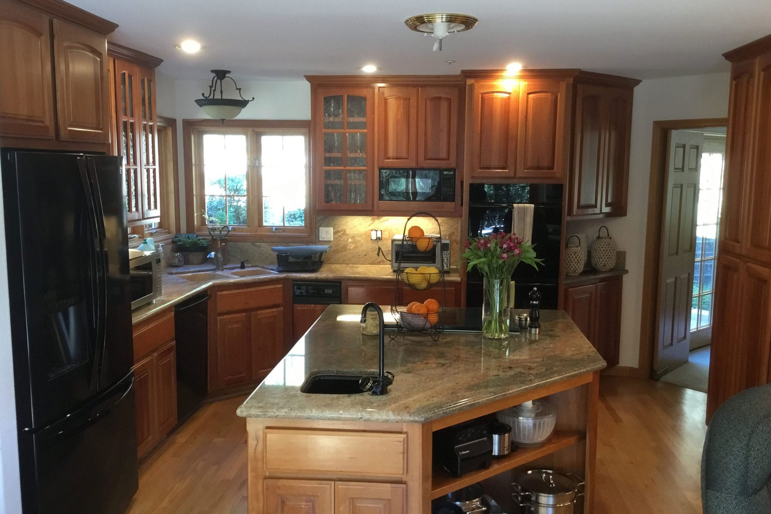 Kitchen remodel before a rustic and beautiful remodel